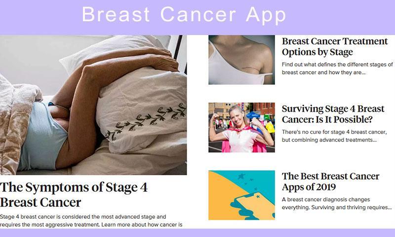 Breast Cancer App ( symptoms of breast cancer ) скриншот 3.