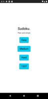 Sudoku - plain and simple Affiche