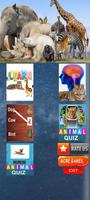 Animal Quiz Learn & Play game Affiche