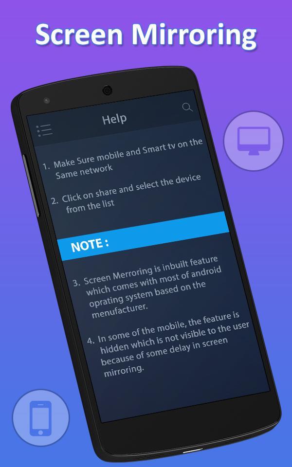 Screen Mirroring With Tv Mobile To For Android