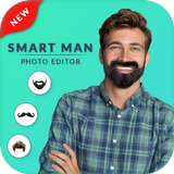 Man Mustache Photo Editor - Beard Photo Editor آئیکن