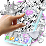 Silver live wallpaper