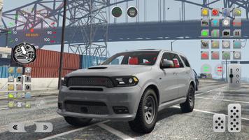 Driving Dodge Durango SRT Race poster