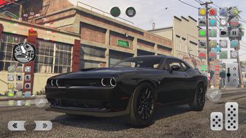 Dodge Demon Hellcat Simulator Affiche