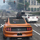 Driving Muscle Car Mustang GT-icoon