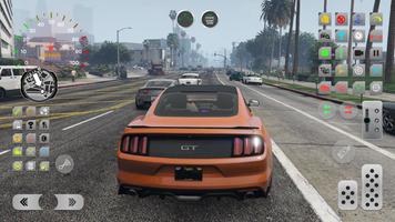 Driving Muscle Car Mustang GT capture d'écran 1