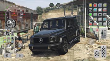Driving G63 AMG Parking & City Affiche