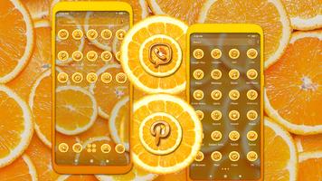 Orange Slice Theme Launcher ảnh chụp màn hình 3