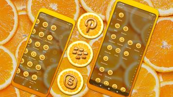 Orange Slice Theme Launcher ảnh chụp màn hình 2