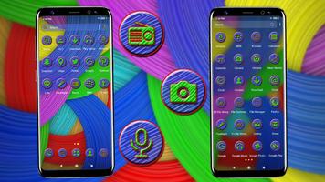 3D Colorful Curve Theme screenshot 3