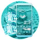 Ice Cubes Mint Launcher Theme icône