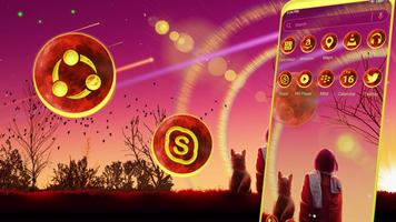 Lonely Girl Theme Launcher captura de pantalla 1