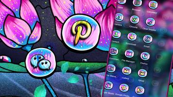 Lotus Mat Painting Theme screenshot 2
