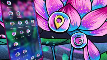 Lotus Mat Painting Theme screenshot 3