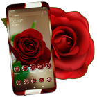 Red Rose Launcher Theme icône