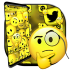 Smiley Emoji 3D Launcher Theme أيقونة