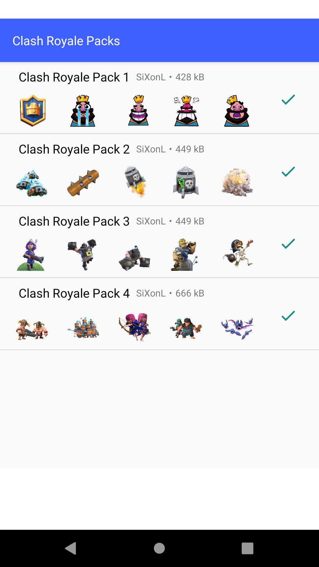 Clash Royale Sticker Pack For Whatsapp For Android Apk Download