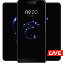 Simple abstract style glowing lines live wallpaper APK