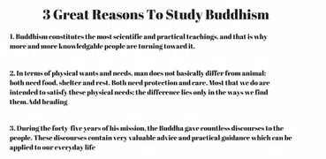 BUDDHA TEACHINGS