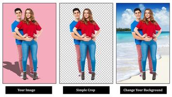 Simple Crop : Perfect Background Changer Affiche