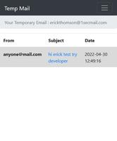 Simple Temporary Email Affiche