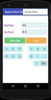Math Square Root Calculator capture d'écran 1