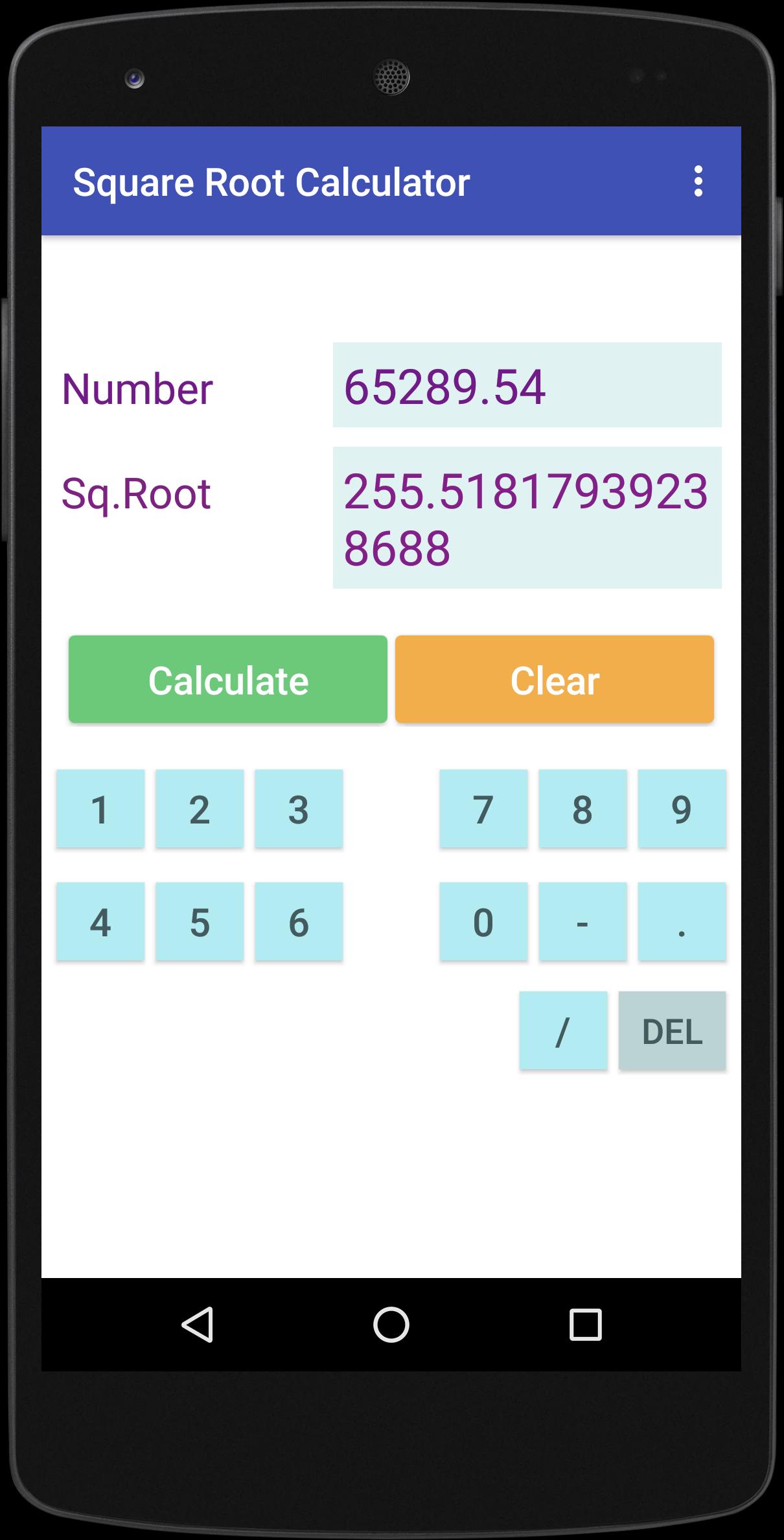 Math Square Root Calculator for Android - APK Download