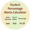 Student Marks % Calculator