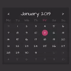 Скачать SimpleCal - calendar for Kustom APK