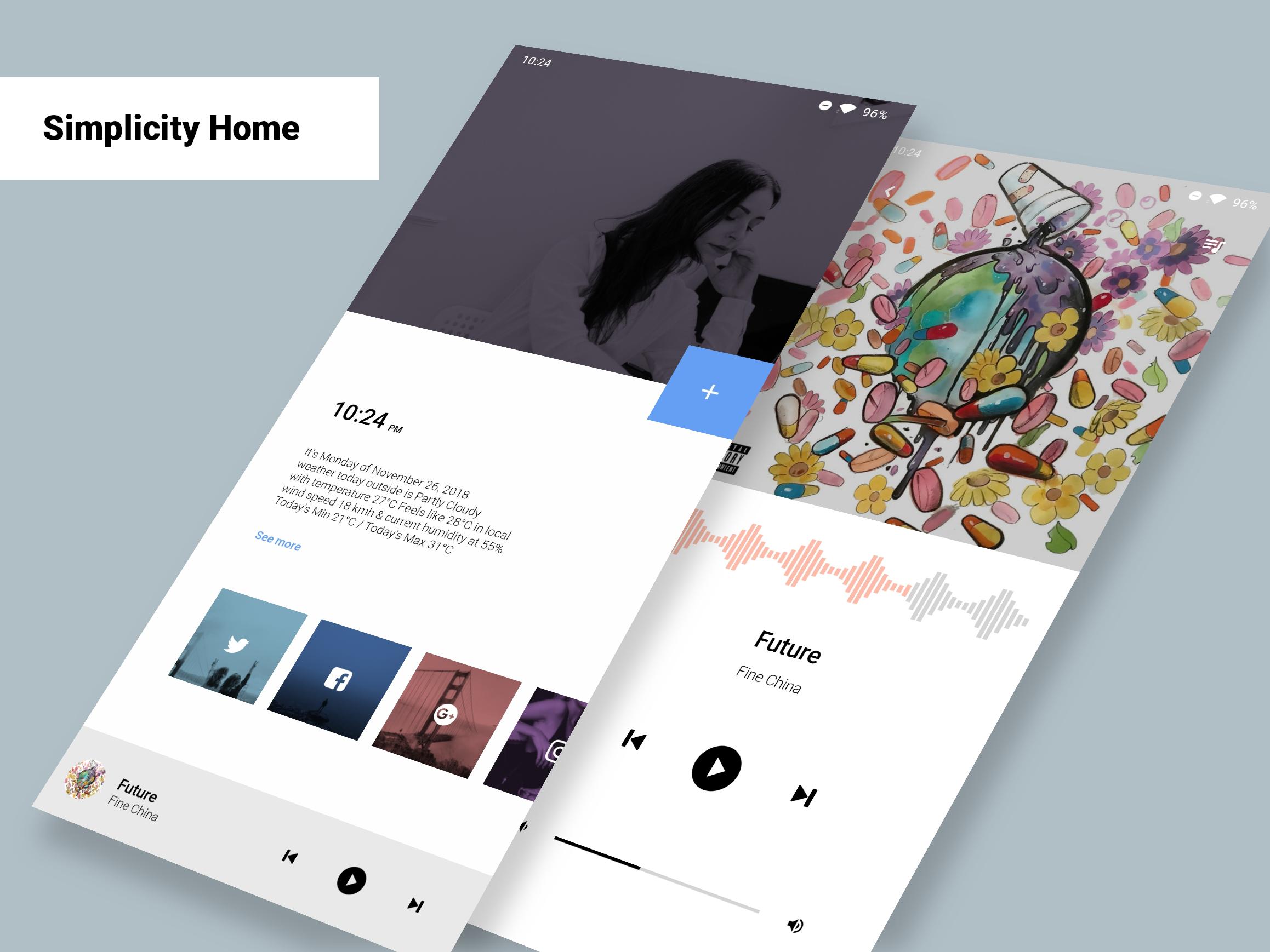 Android 用の Simplicity Klwp Apk をダウンロード Android 用の Simplicity Klwp Apk をダウンロード