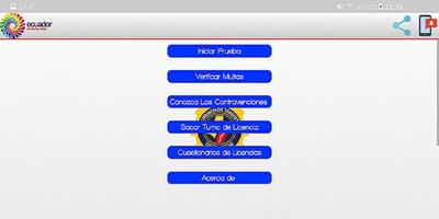 پوستر Examen de Licencia Ecuador