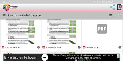 برنامه‌نما Examen de Licencia Ecuador عکس از صفحه