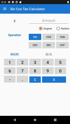 Sin Cos Tan Trigonometric Calculator for Android - APK Download
