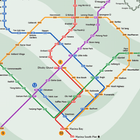 Offline Singapore Metro Map icône