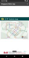 Offline Singapore Metro Map Affiche