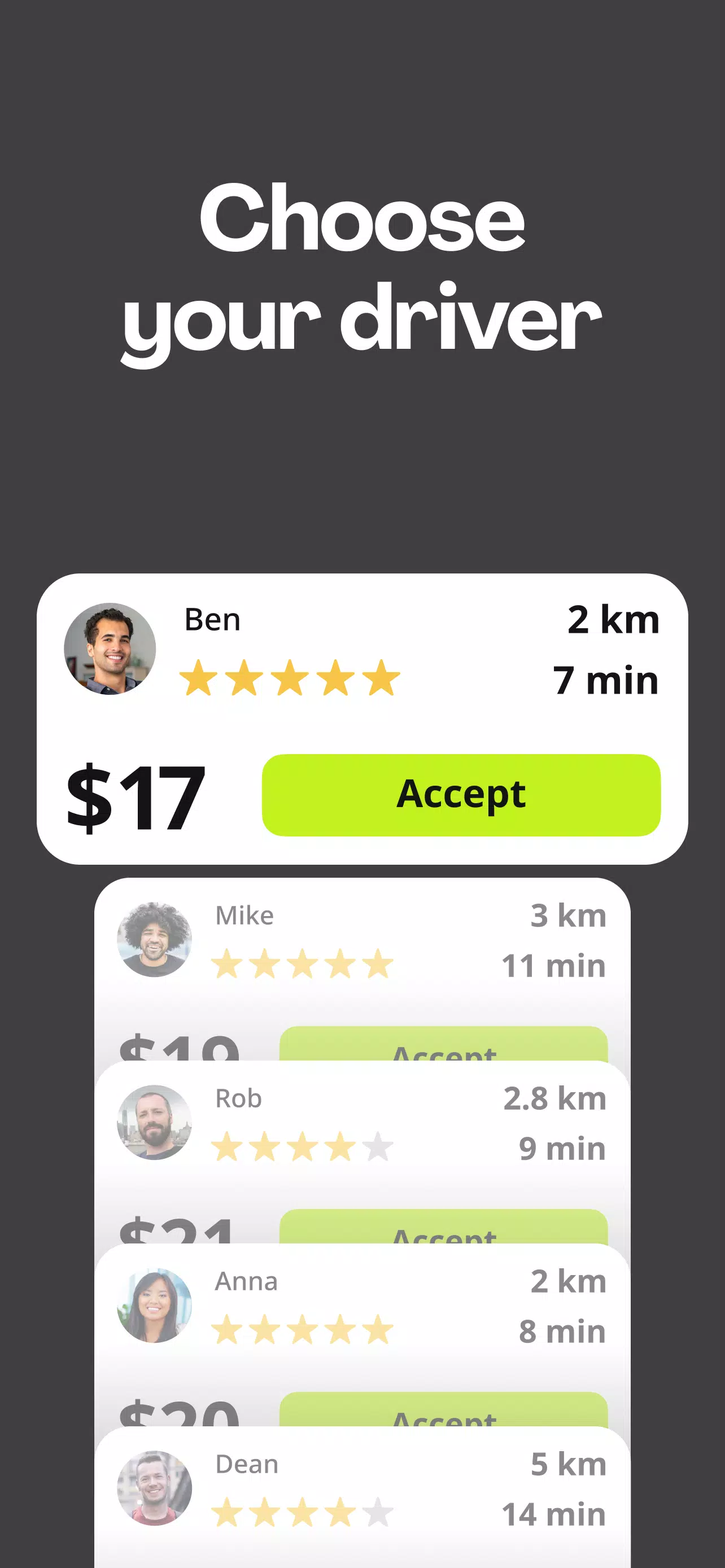 inDrive. Rides with fair fares screenshot
