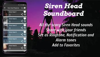 Scary Siren Head  Soundboard - Real Head Ringtones Affiche