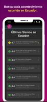 Sismología Ecuador Poster