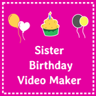 Birthday video maker for Siste icône