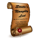 Santa's Naughty List App icône