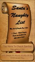 Santa's Naughty List App Affiche