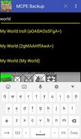 MCPE Backup تصوير الشاشة 1