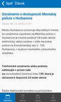 برنامه‌نما Hurbanovo v mobile عکس از صفحه