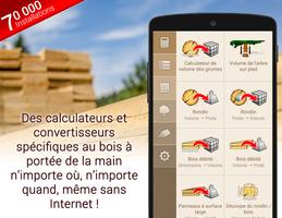 Calculateurs pour le bois Affiche