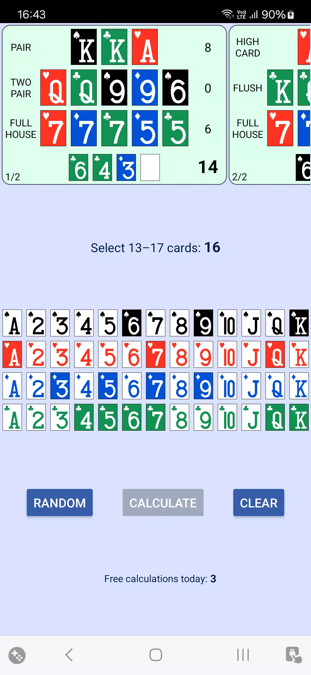 OFC Poker FantasyLand