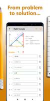 Geometry solver ² pro - homework calculator স্ক্রিনশট 1