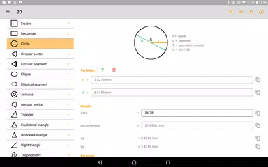 Geometry solver ² - Geometrie Rechner APK Herunterladen