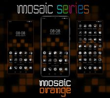 [EMUI 10]Mosaic Orange Theme Affiche
