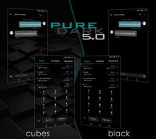 [EMUI5/8/9]PureDark 5.0 Theme تصوير الشاشة 1
