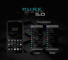 [EMUI 9.1]Pure Dark 5.0 Theme 海报